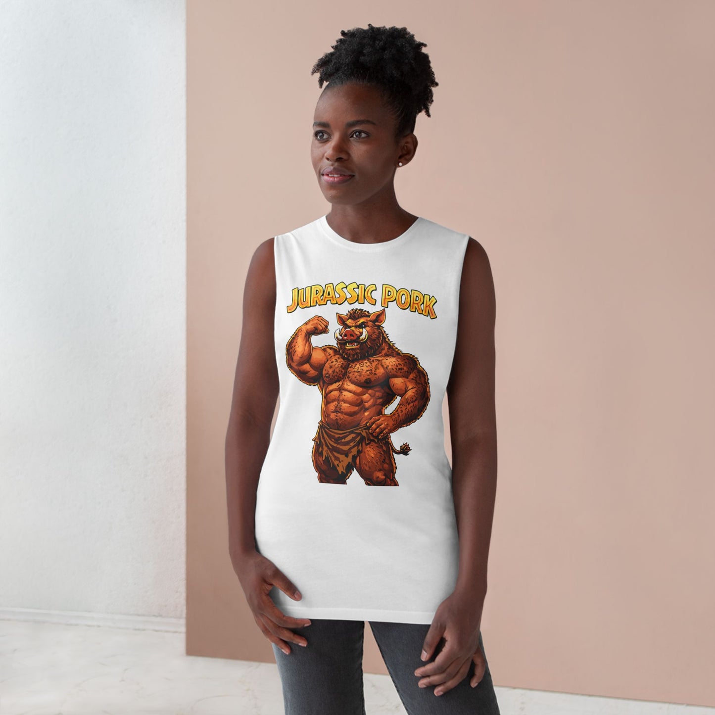 Jurassic Pork Tank Top