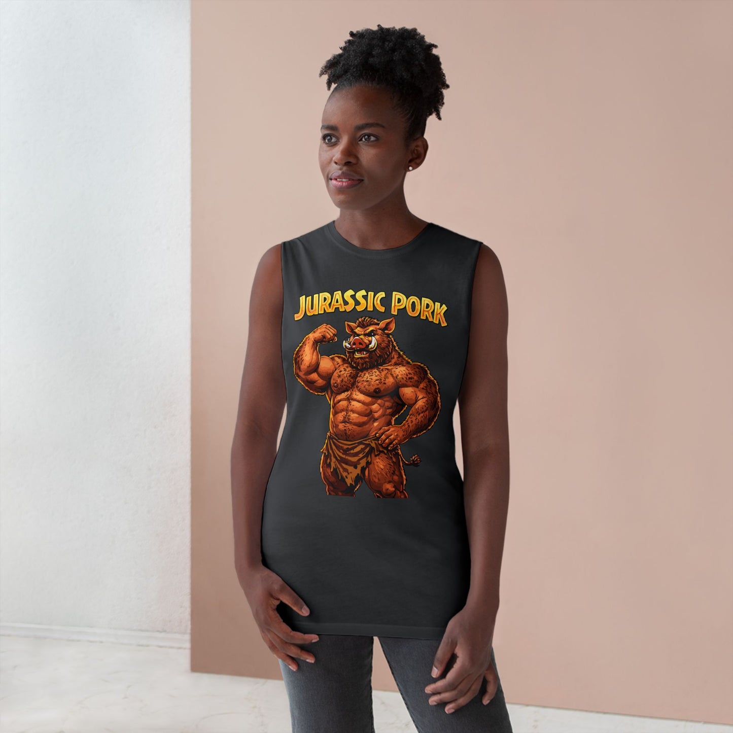 Jurassic Pork Tank Top